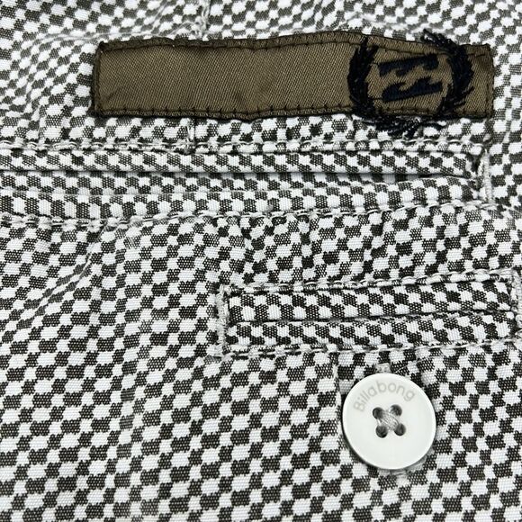 Billabong gray white checkered shorts size 30 - Picture 5 of 5